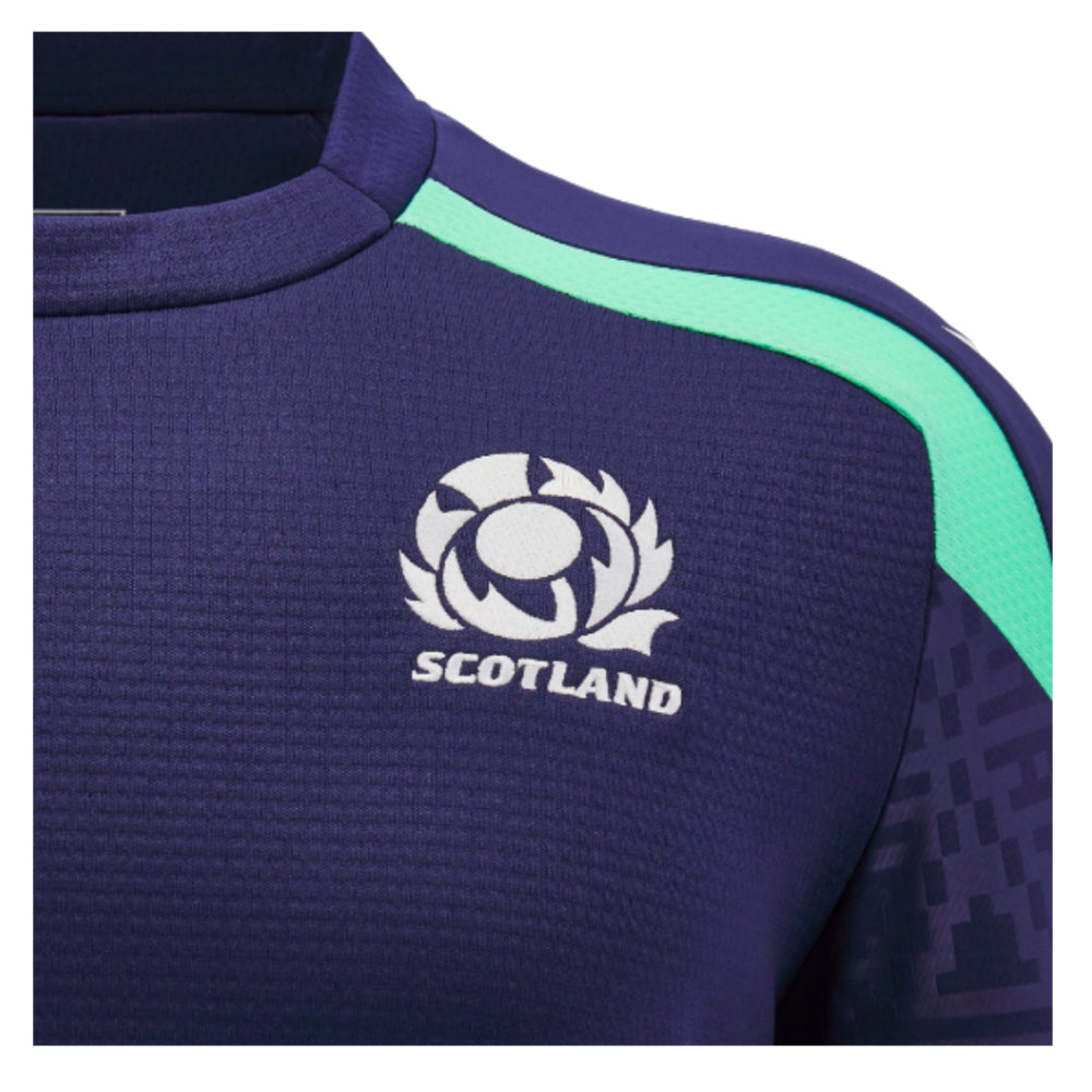 2024-2025 Scotland Rugby Training Round Neck Top (Navy) - Kids_1