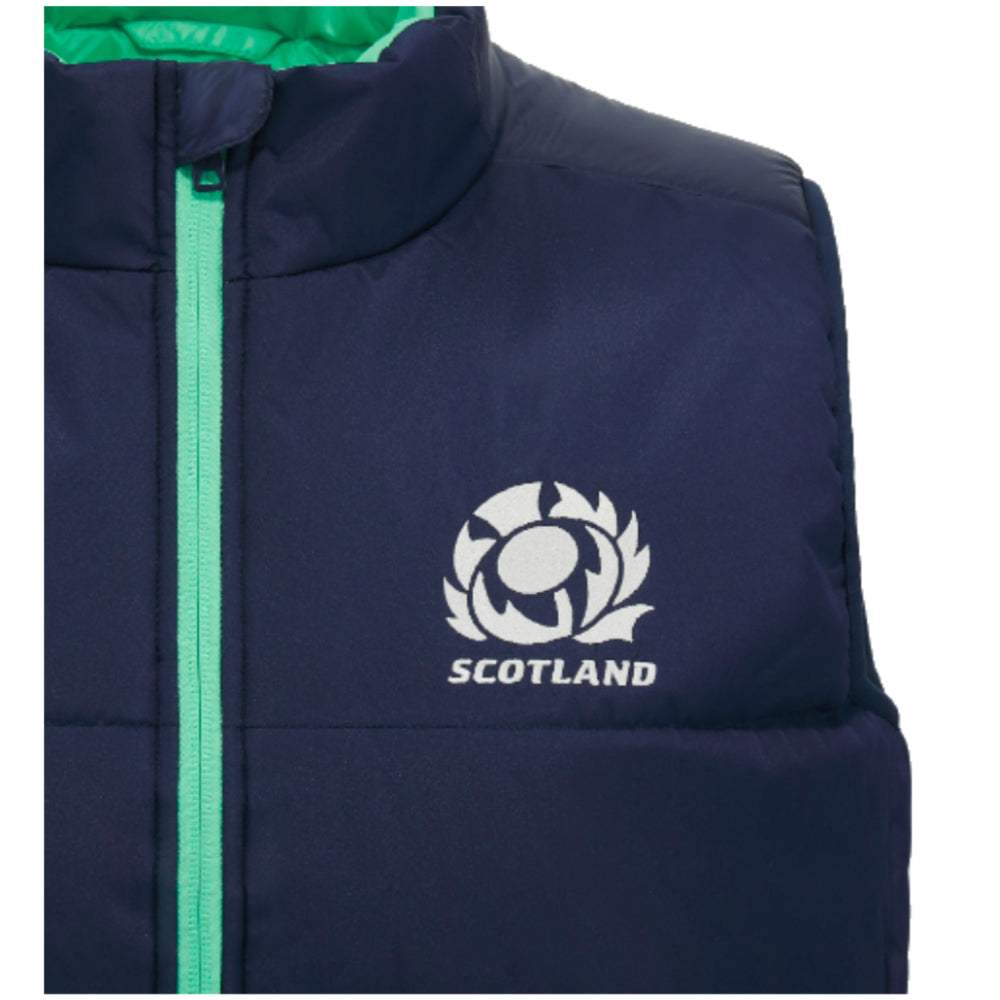 2024-2025 Scotland Rugby Padded Gilet (Navy) - Kids_1