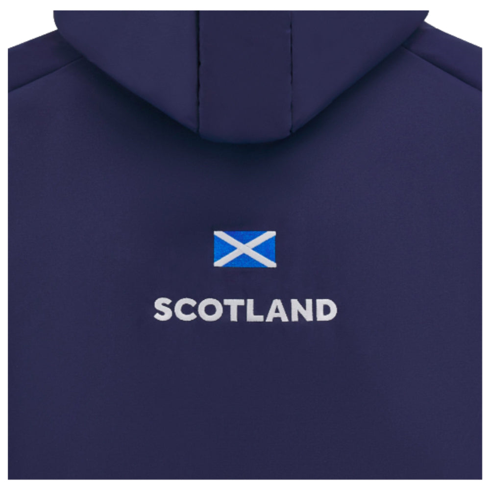 2024-2025 Scotland Rugby 3/4 Length Padded Jacket (Navy)_3