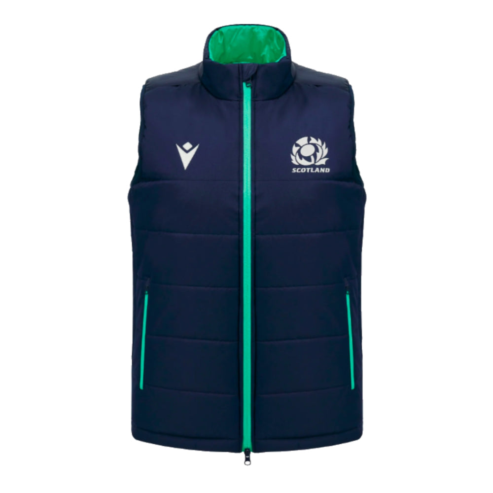 2024-2025 Scotland Rugby Padded Gilet (Navy)_0