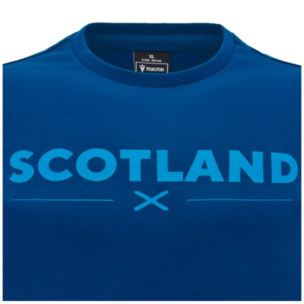 2024-2025 Scotland Rugby Leisure Cotton T-Shirt (Navy)_2