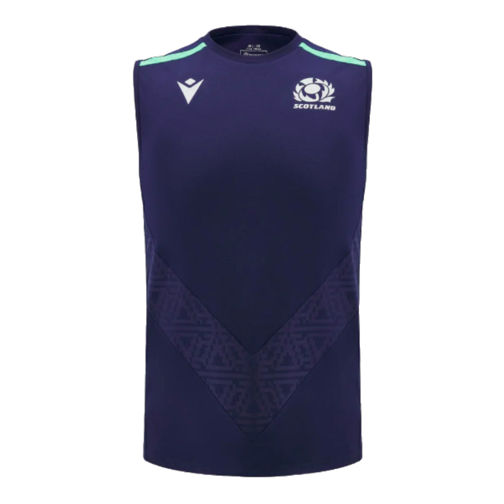 2024-2025 Scotland Rugby Training Vest (Navy) - Kids_0