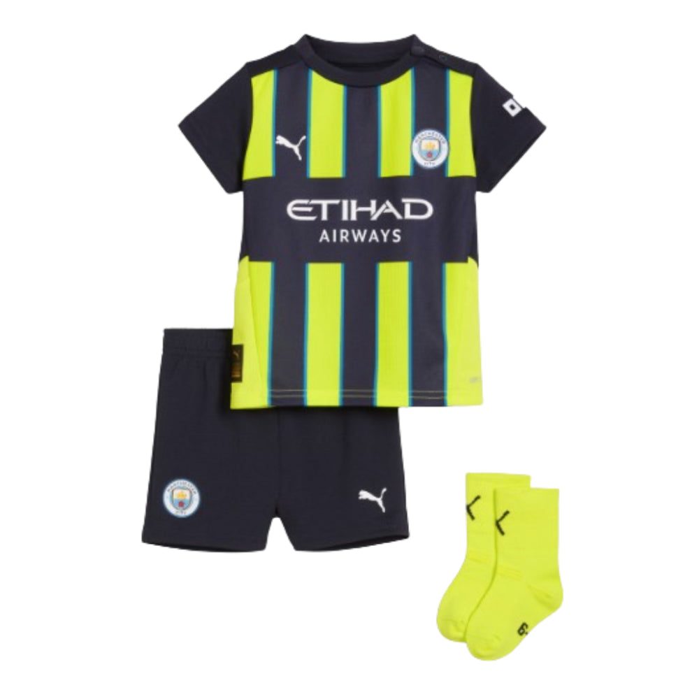 2024-2025 Man City Away Baby Kit_0