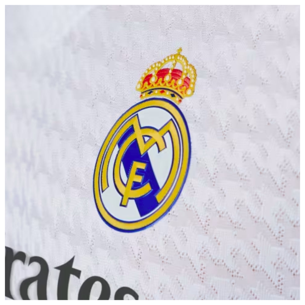 2024-2025 Real Madrid Authentic Long Sleeve Home Shirt_2