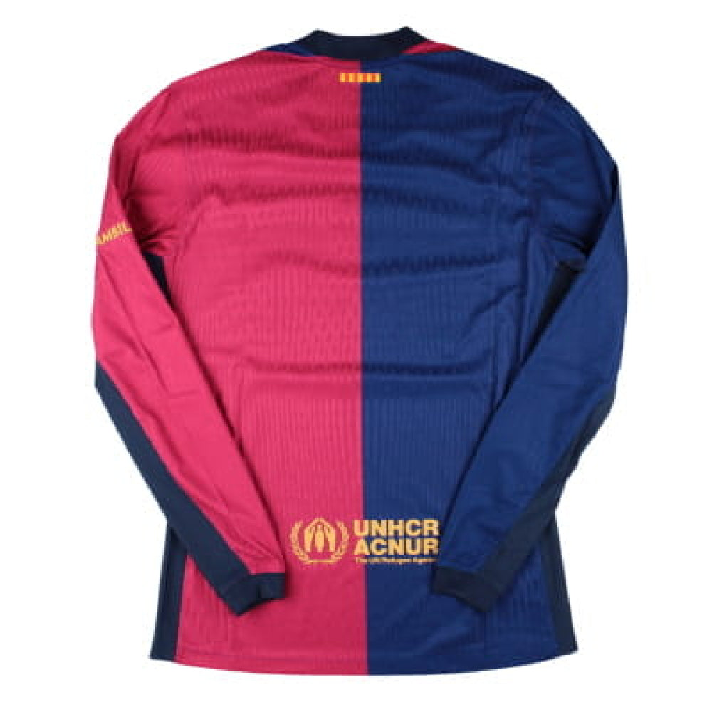 2024-2025 Barcelona Vapor Home Long Sleeve Shirt_1