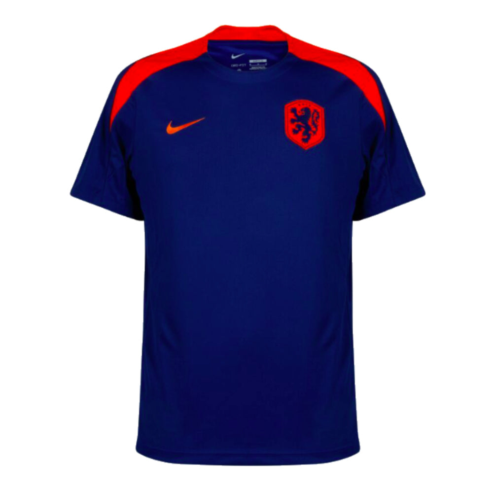 2024-2025 Netherlands Strike Dri-Fit Training Shirt (Royal)_0