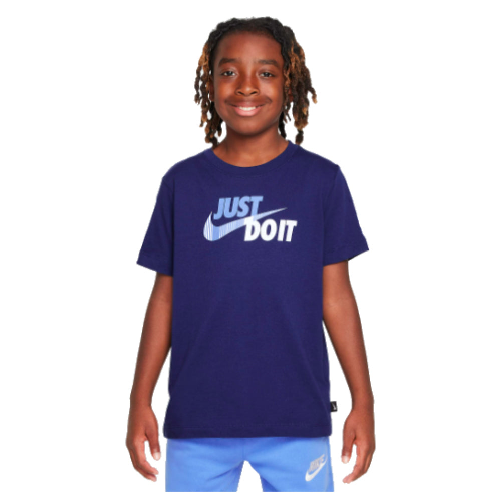 2024-2025 Tottenham Hotspur Just Do It T-Shirt (Navy) - Kids_0