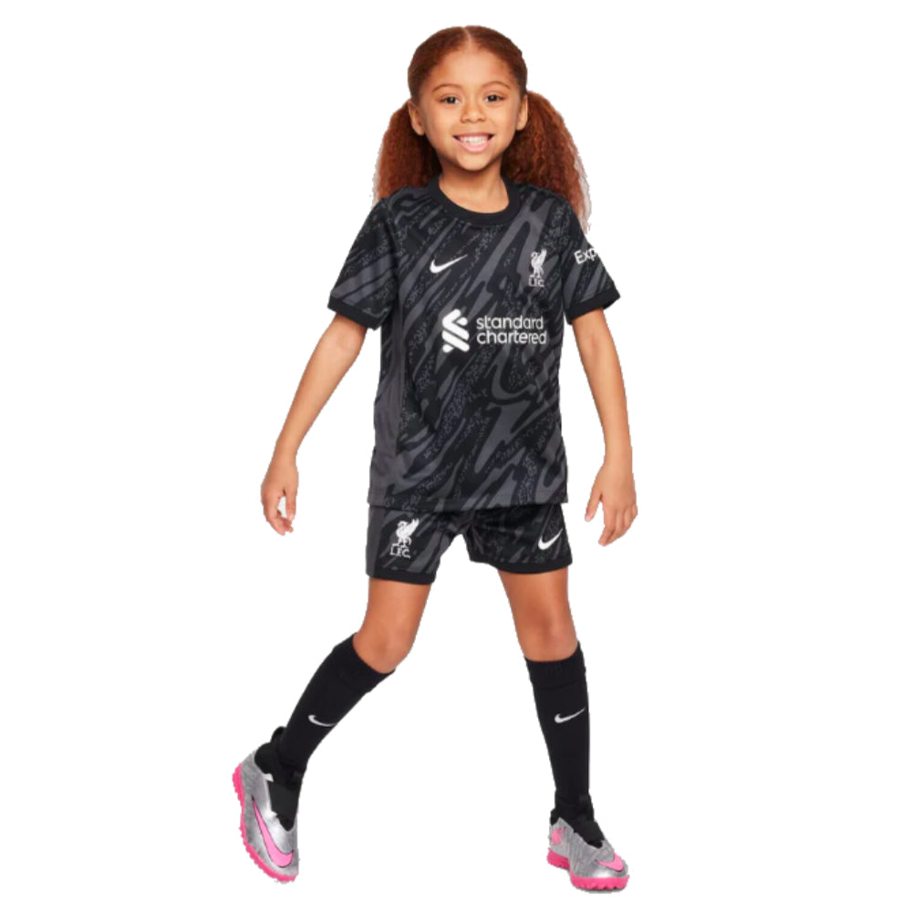 2024-2025 Liverpool Goalkeeper Mini Kit (Black)_0