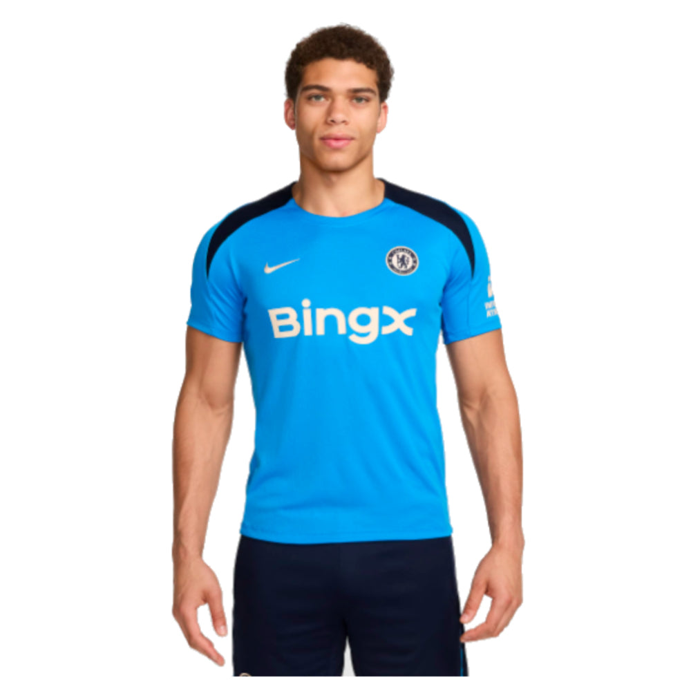 2024-2025 Chelsea Strike Dri-FIT Knit Shirt (Light Photo Blue)_0