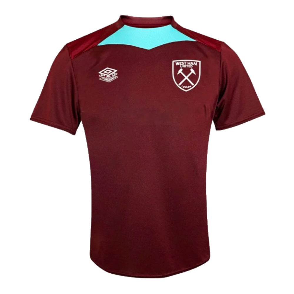 2024-2025 West Ham Training Jersey (Wine) - Kids_0