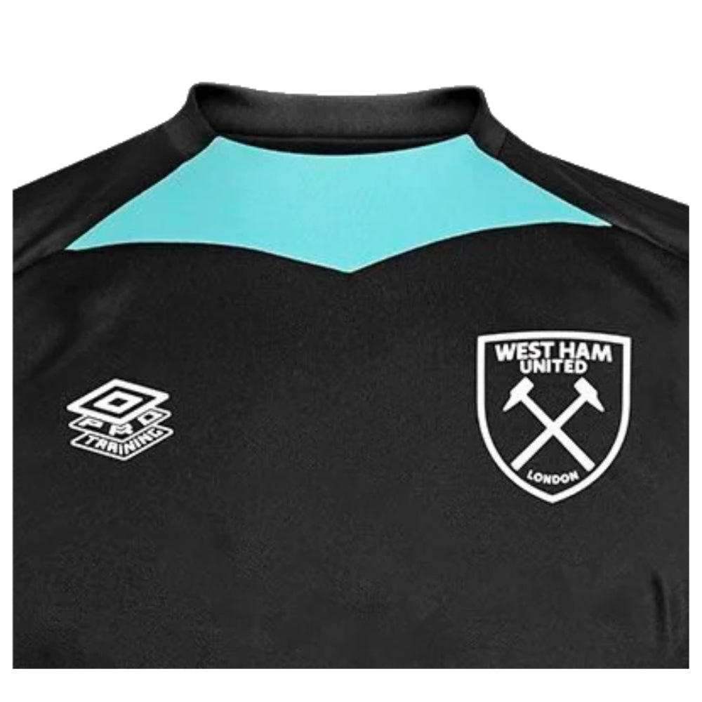 2024-2025 West Ham Training Jersey (Black) - Kids_1