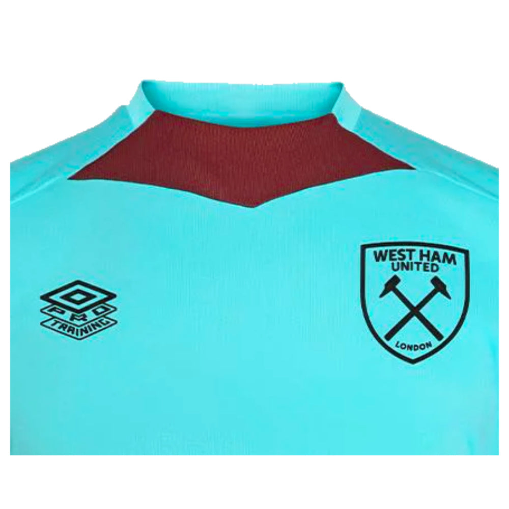 2024-2025 West Ham Training Jersey (Blue Radiance) - Kids_1