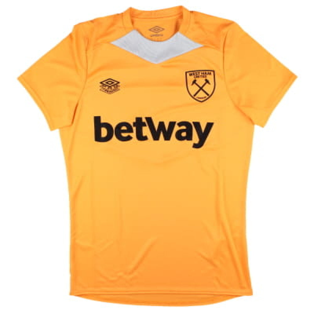 2024-2025 West Ham Training Jersey (Orange)_0