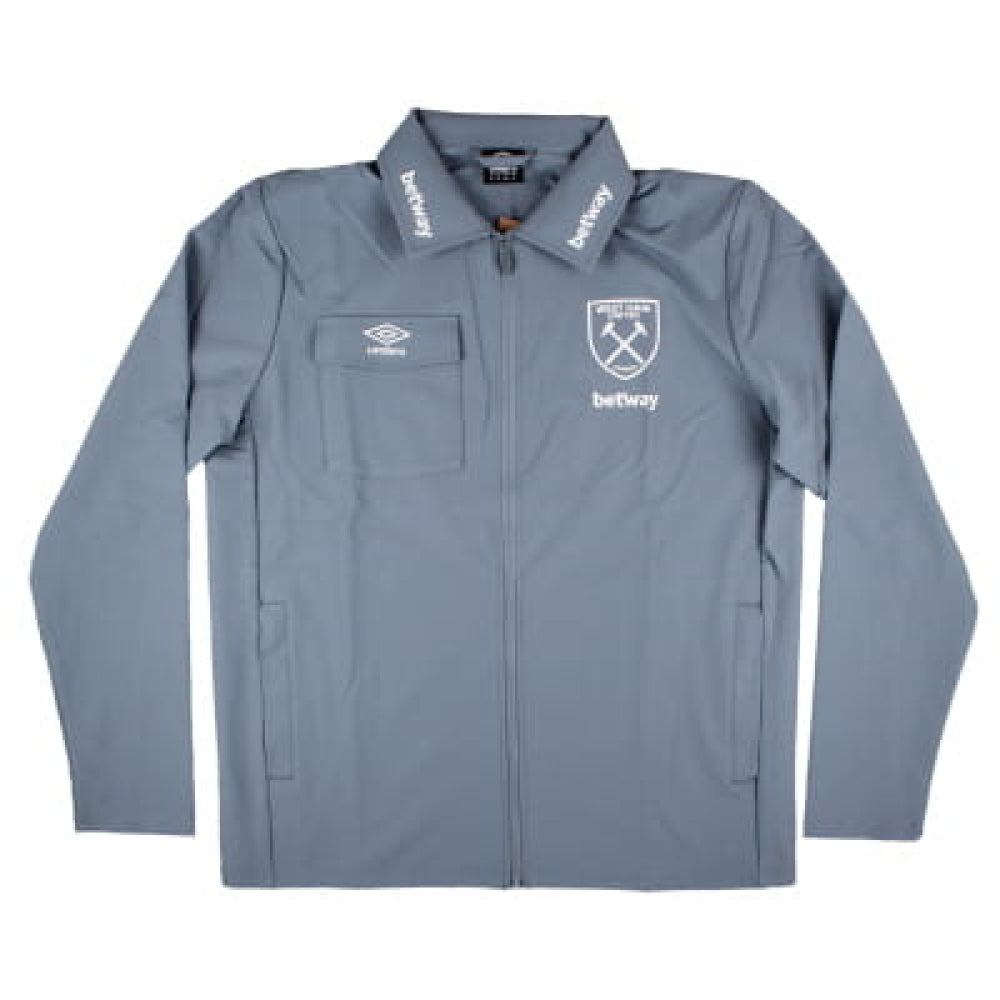 2024-2025 West Ham Presentation Jacket (Flint Stone)_0