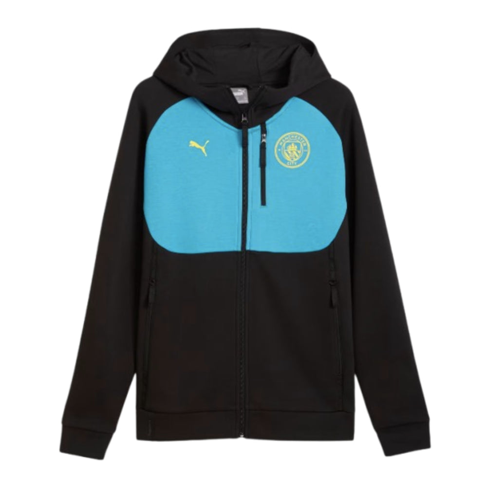 2024-2025 Man City Pumatech Full Zip Hoody (Black)_0