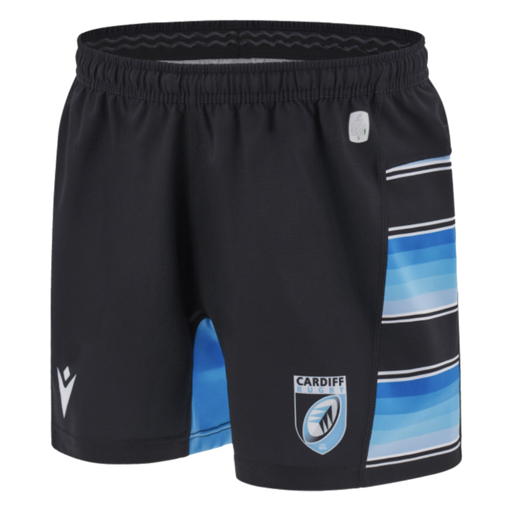 2024-2025 Cardiff Blues Rugby Home Shorts (Black)_0