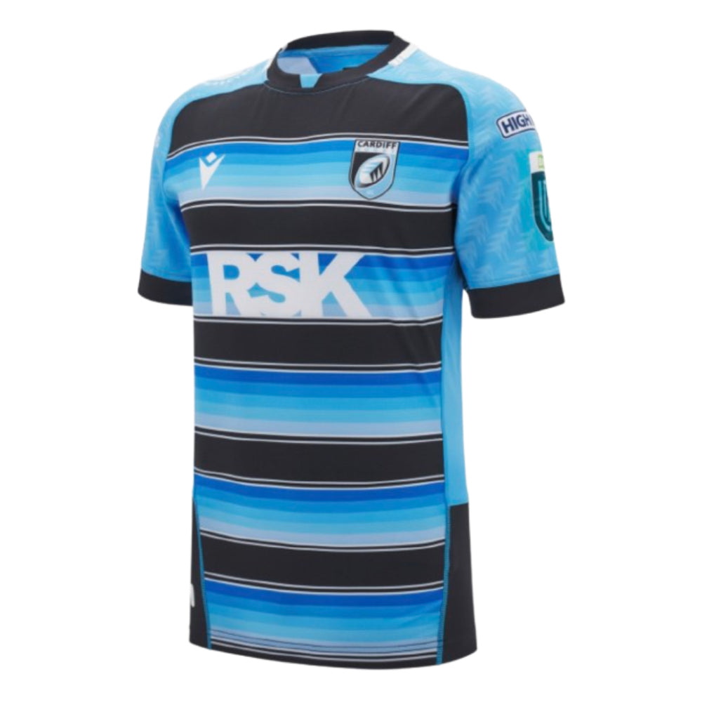 2024-2025 Cardiff Blues Rugby Home Slim Body Fit Shirt_0