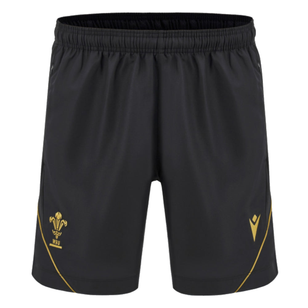 2024-2025 Wales Rugby Micro Bermuda Shorts (Black) - Kids_0