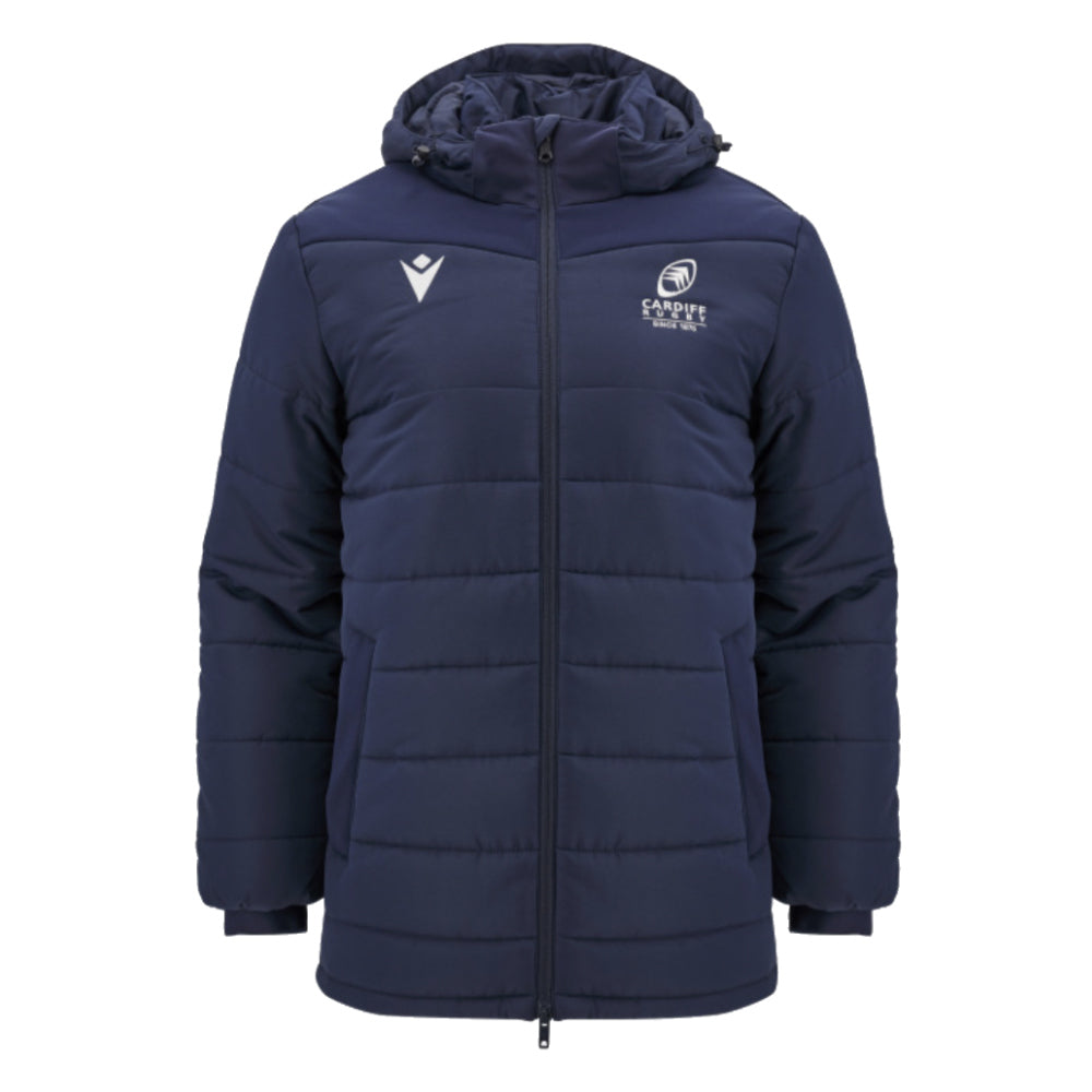 2024-2025 Cardiff Blues Rugby Travel Jacket (Navy)_0