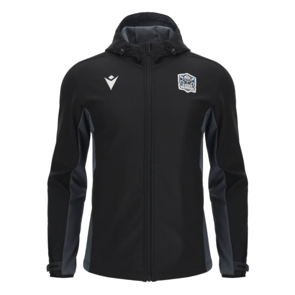 2024-2025 Glasgow Warriors Rugby Softshell Jacket (Black)_0