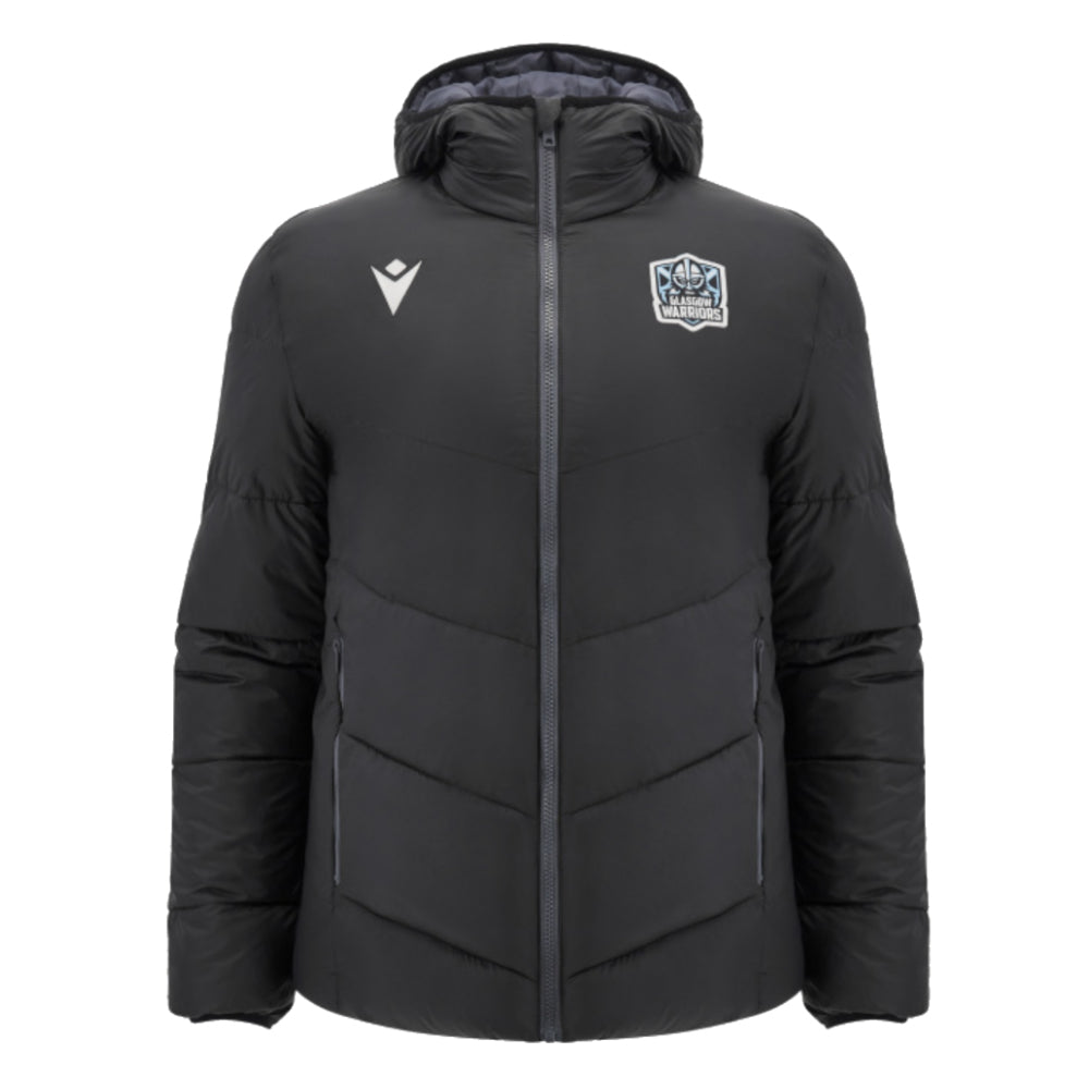 2024-2025 Glasgow Warriors Travel Bomber Jacket (Black)_0