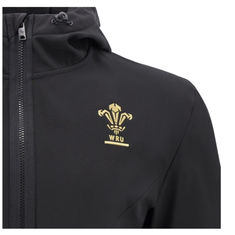 2024-2025 Wales WRU Rugby Softshell Jacket (Black)_2