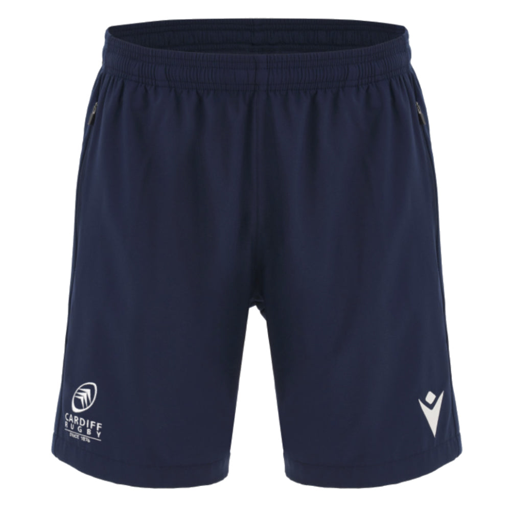 2024-2025 Cardiff Blues Rugby Micro Bermuda Shorts (Navy)_0