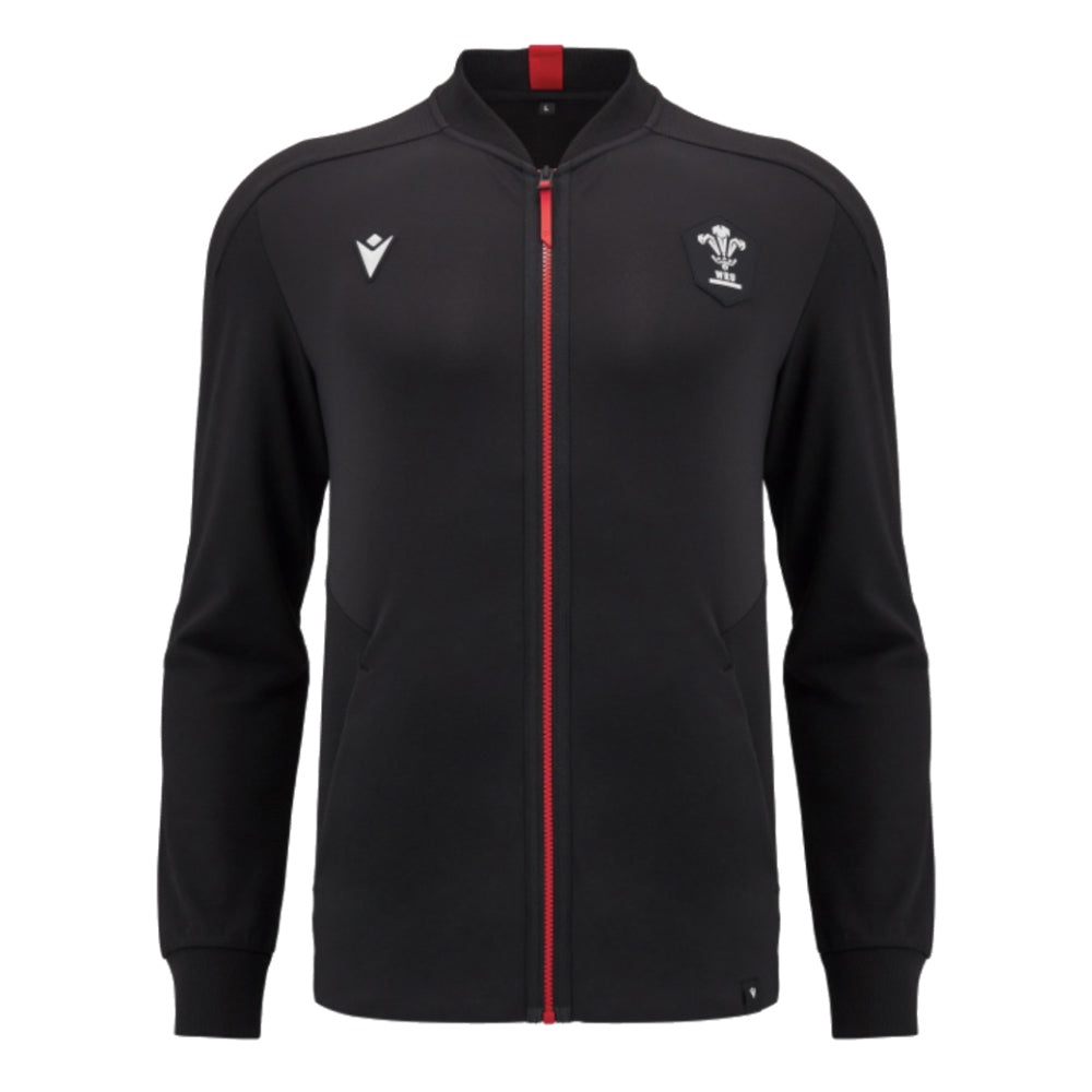 2024-2025 Wales Rugby Anthem Jacket (Black)_0