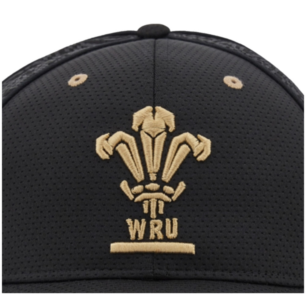 2024-2025 Wales Rugby Baseball Cap Curve Visor (Black)_2