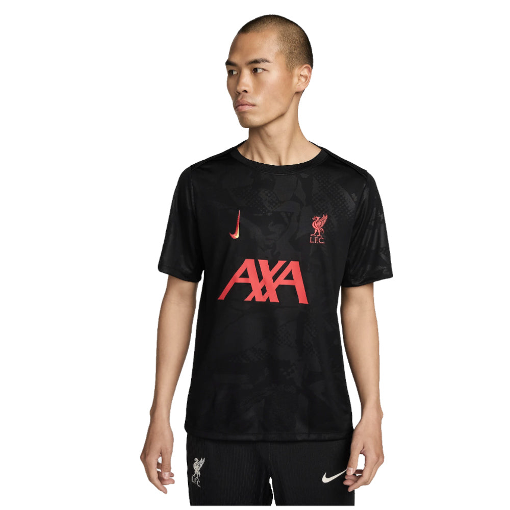 2024-2025 Liverpool Academy Pro Third Pre-Match Top (Black)_0