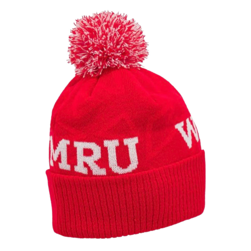 2024-2025 Wales Rugby Pom Pom Beanie (Red)_1