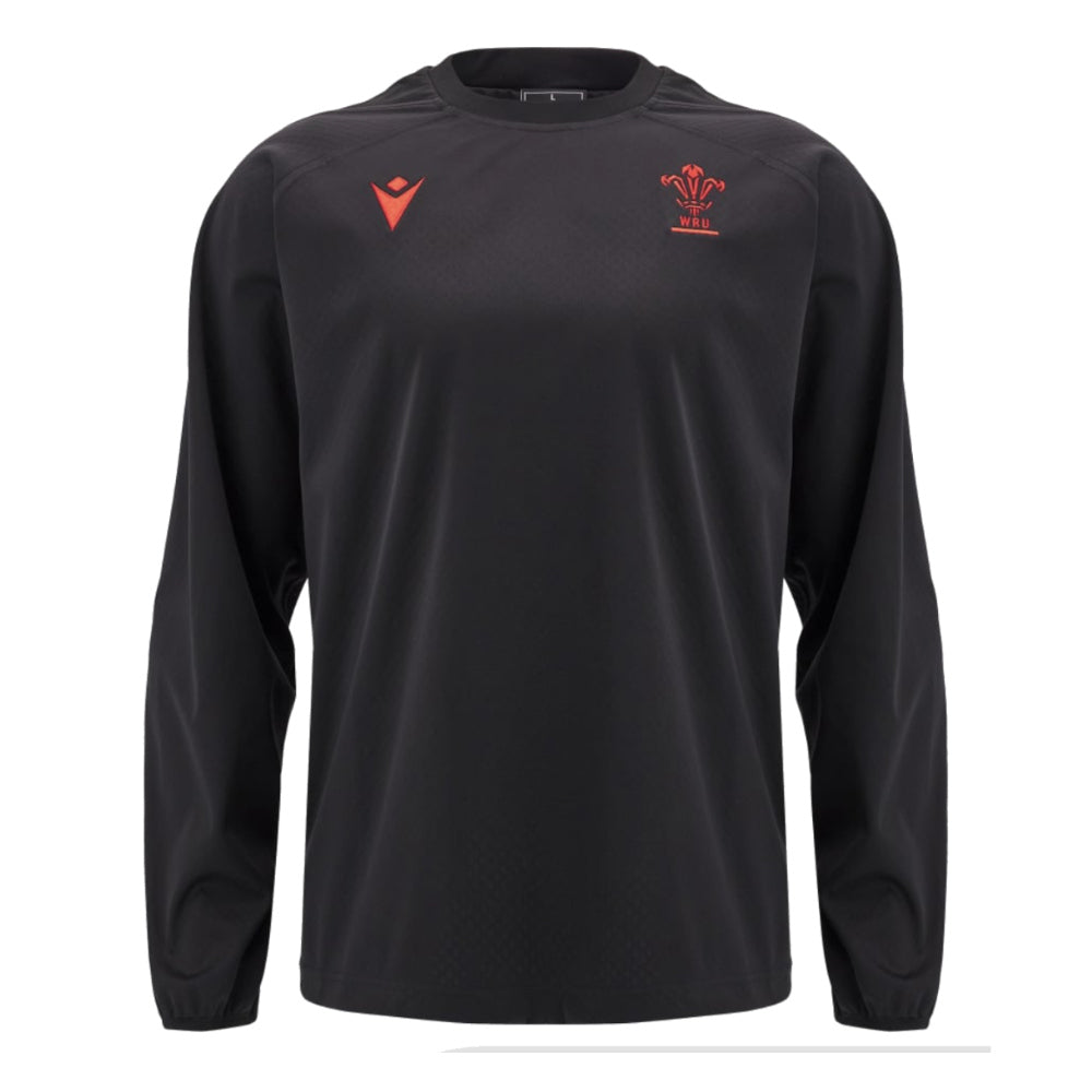 2024-2025 Wales Rugby Contact Training Top (Black)_0