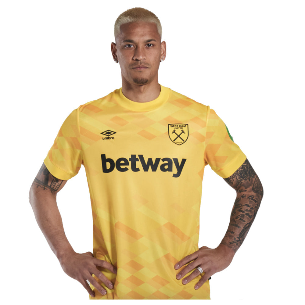 2024-2025 West Ham Goalkeeper Shirt (Yellow)_0