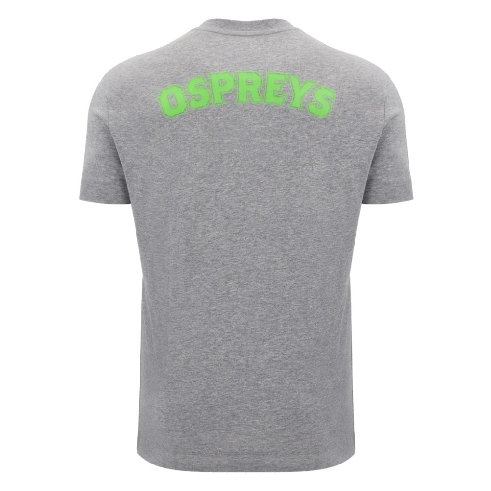 2024-2025 Ospreys Rugby Cotton T-Shirt (Grey)_1