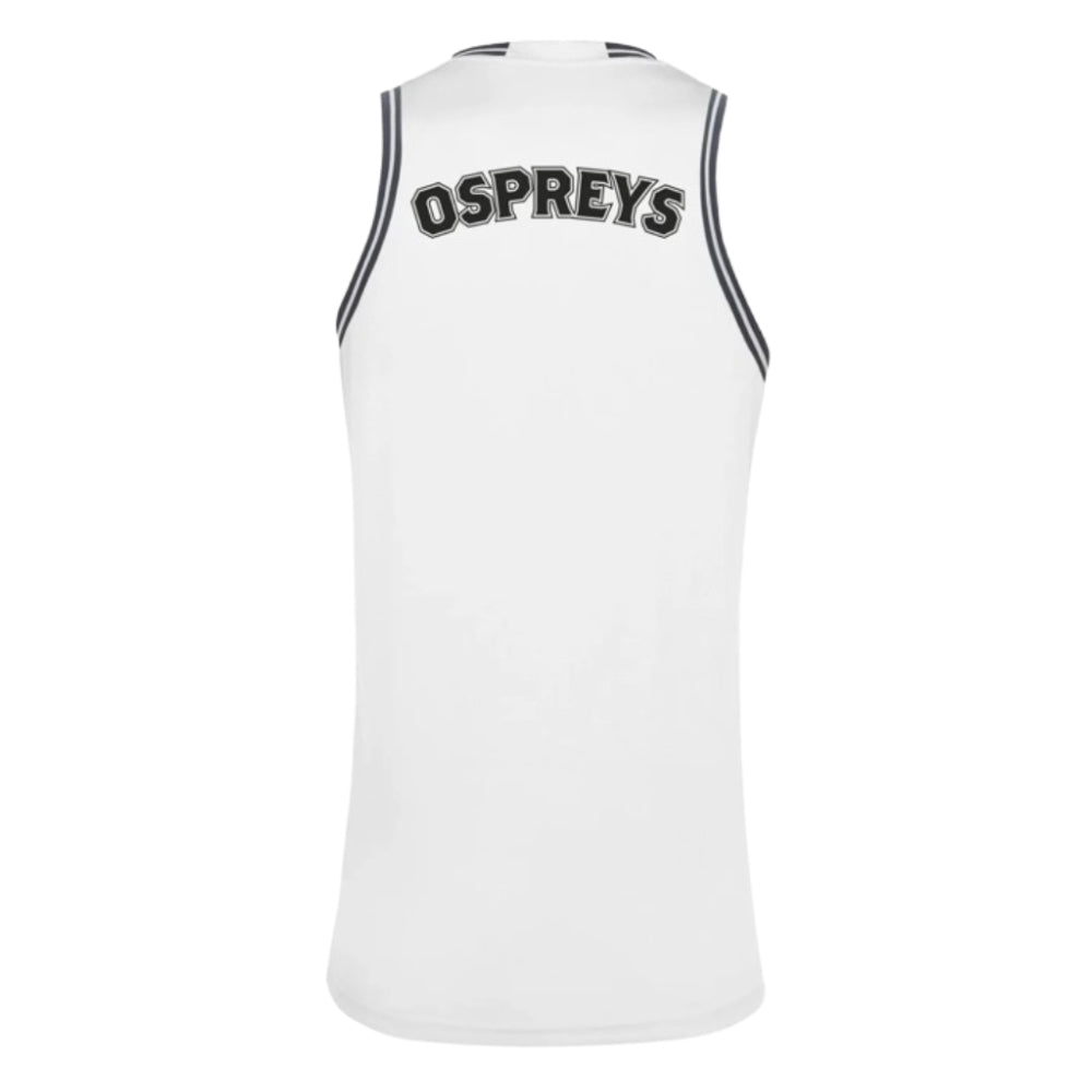 2024-2025 Ospreys Rugby Basketball Vest (White)_1