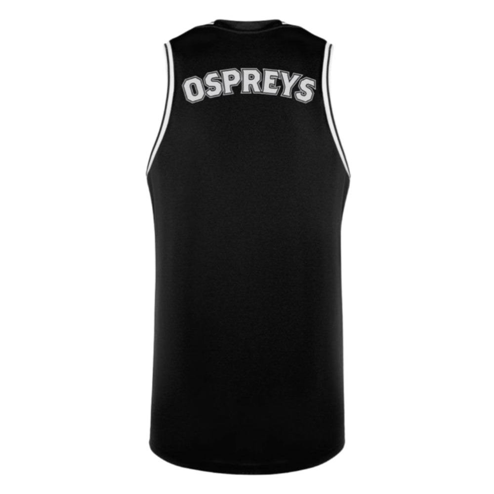 2024-2025 Ospreys Rugby Basketball Vest (Black)_1