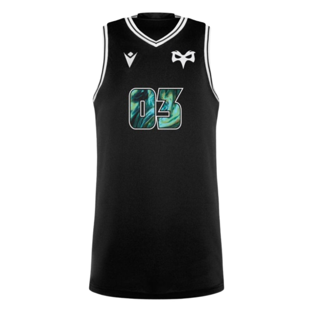 2024-2025 Ospreys Rugby Basketball Vest (Black)_0