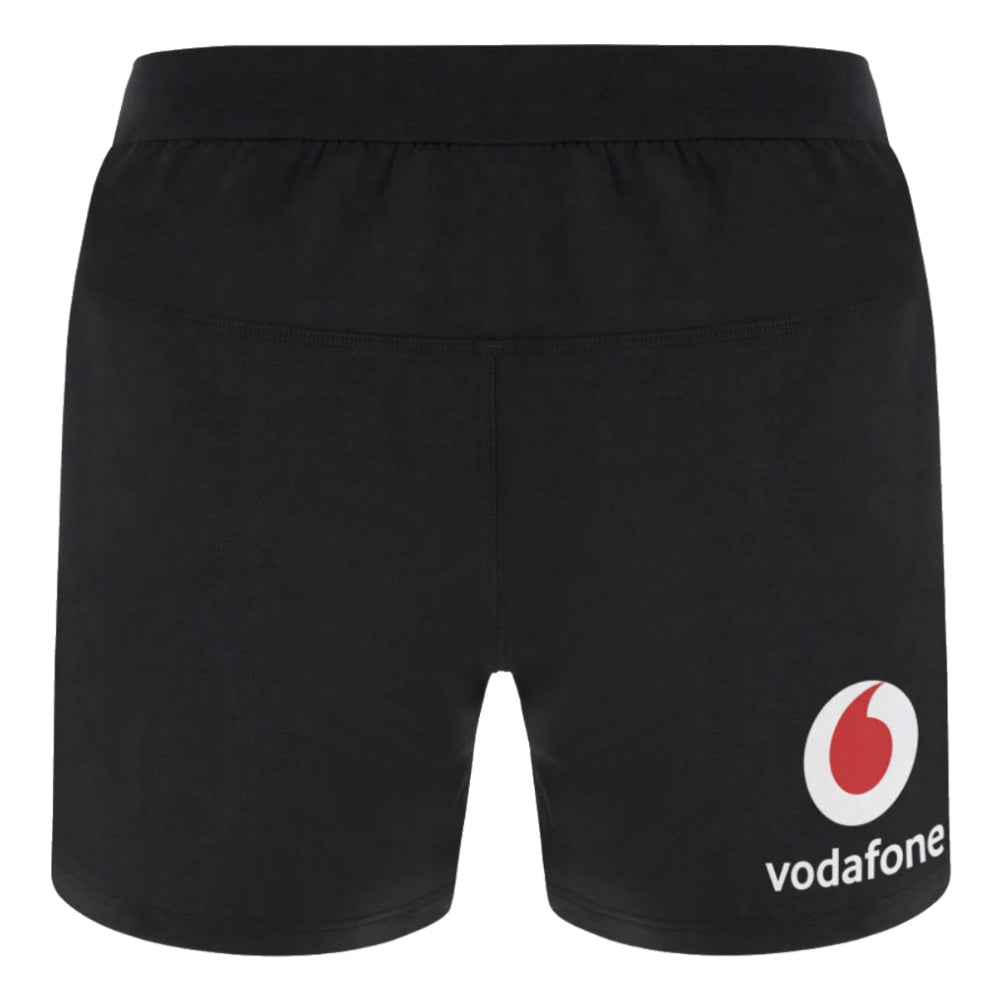 2024-2025 Wales Rugby Training Shorts (Black) - Kids_1