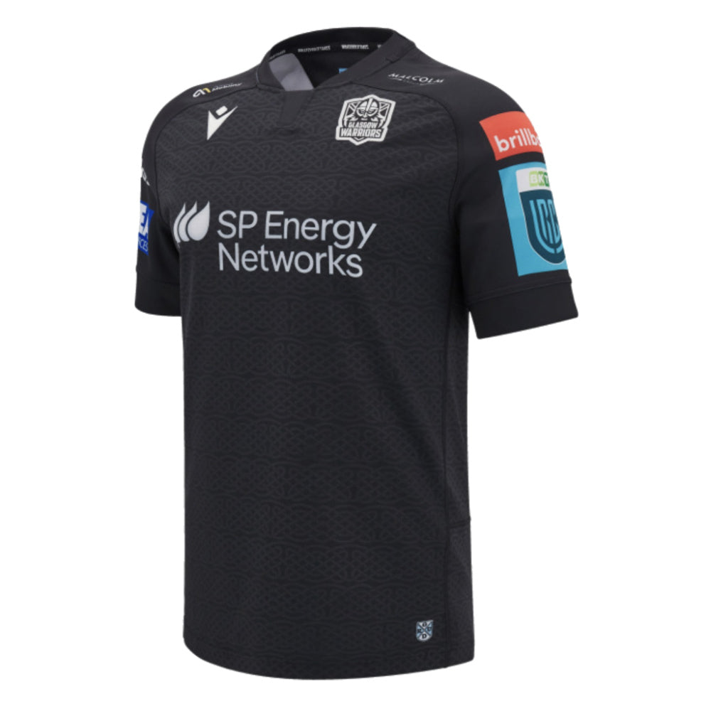 2024-2025 Glasgow Warriors Rugby Home Pro Body Fit Shirt_0