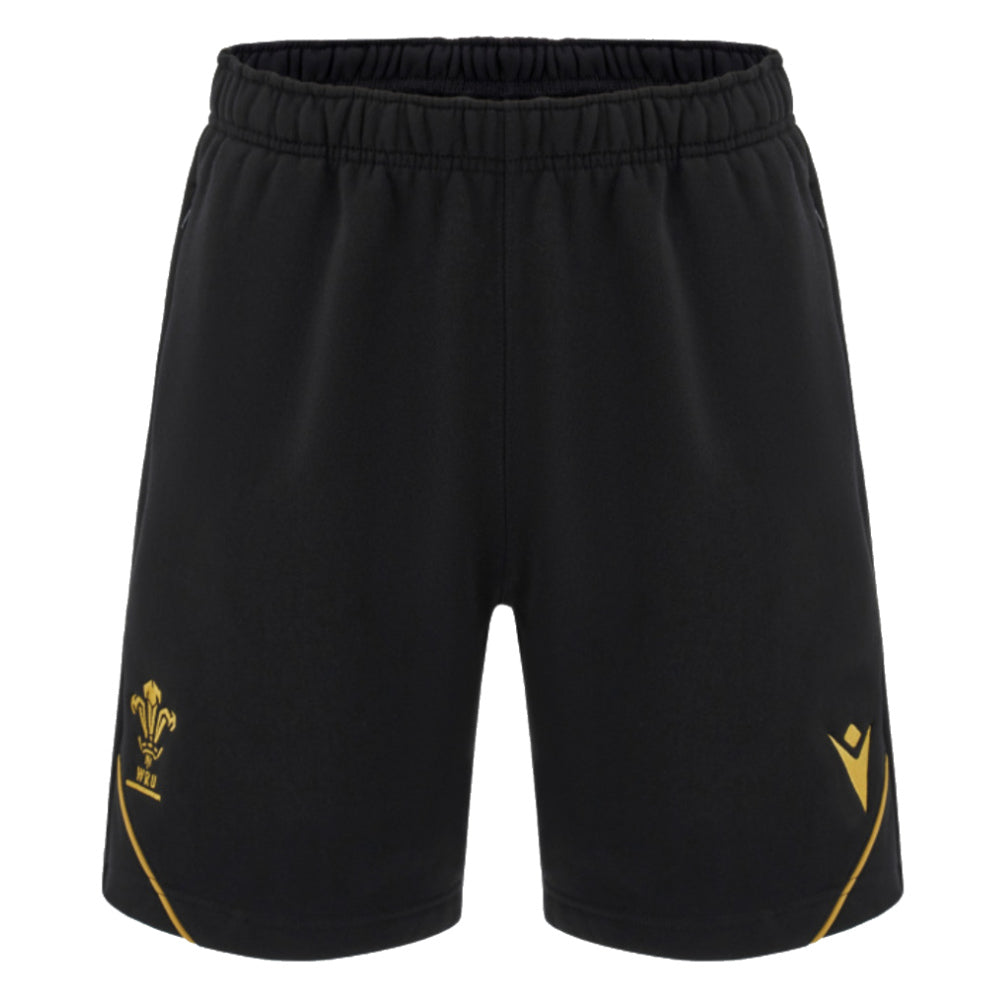 2024-2025 Wales Rugby Travel Bermuda Shorts (Black)_0