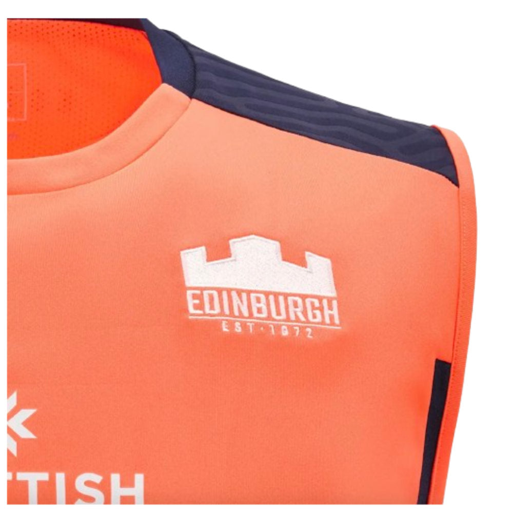 2024-2025 Edinburgh Rugby Sleeveless Jersey (Orange)_2