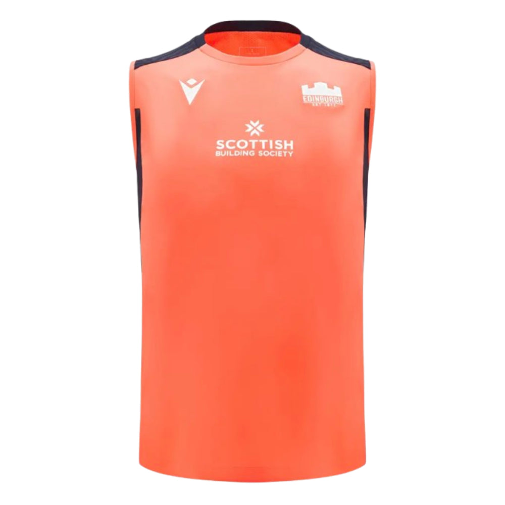 2024-2025 Edinburgh Rugby Sleeveless Jersey (Orange)_0