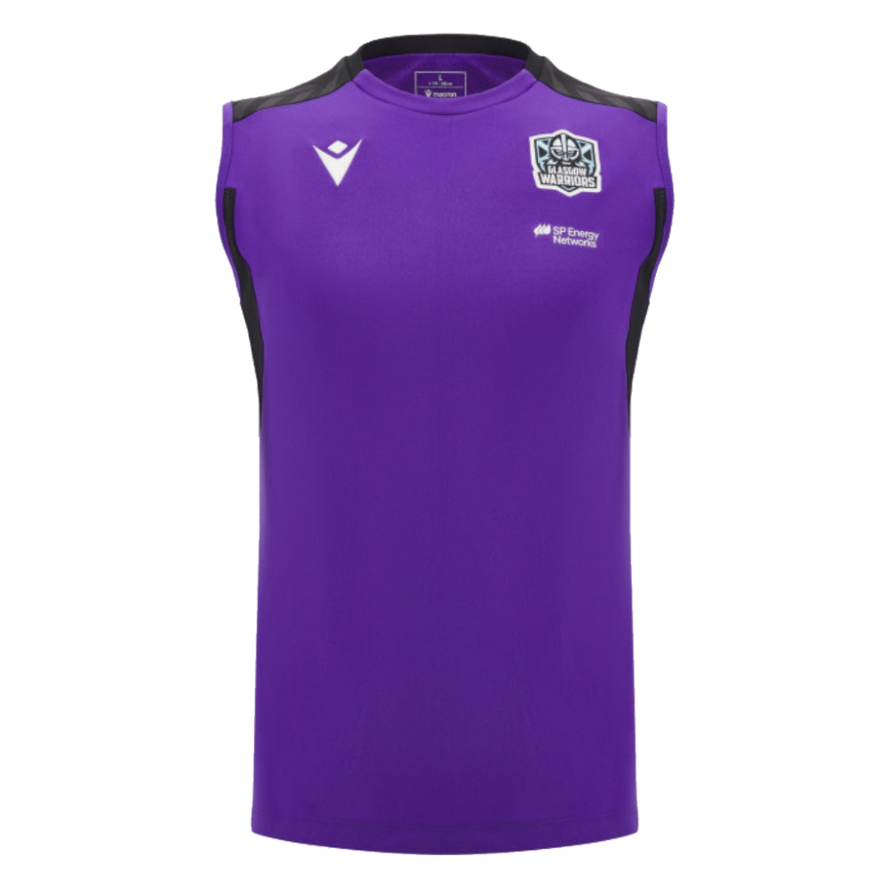 2024-2025 Glasgow Warriors Rugby Sleeveless Jersey (Purple)_0