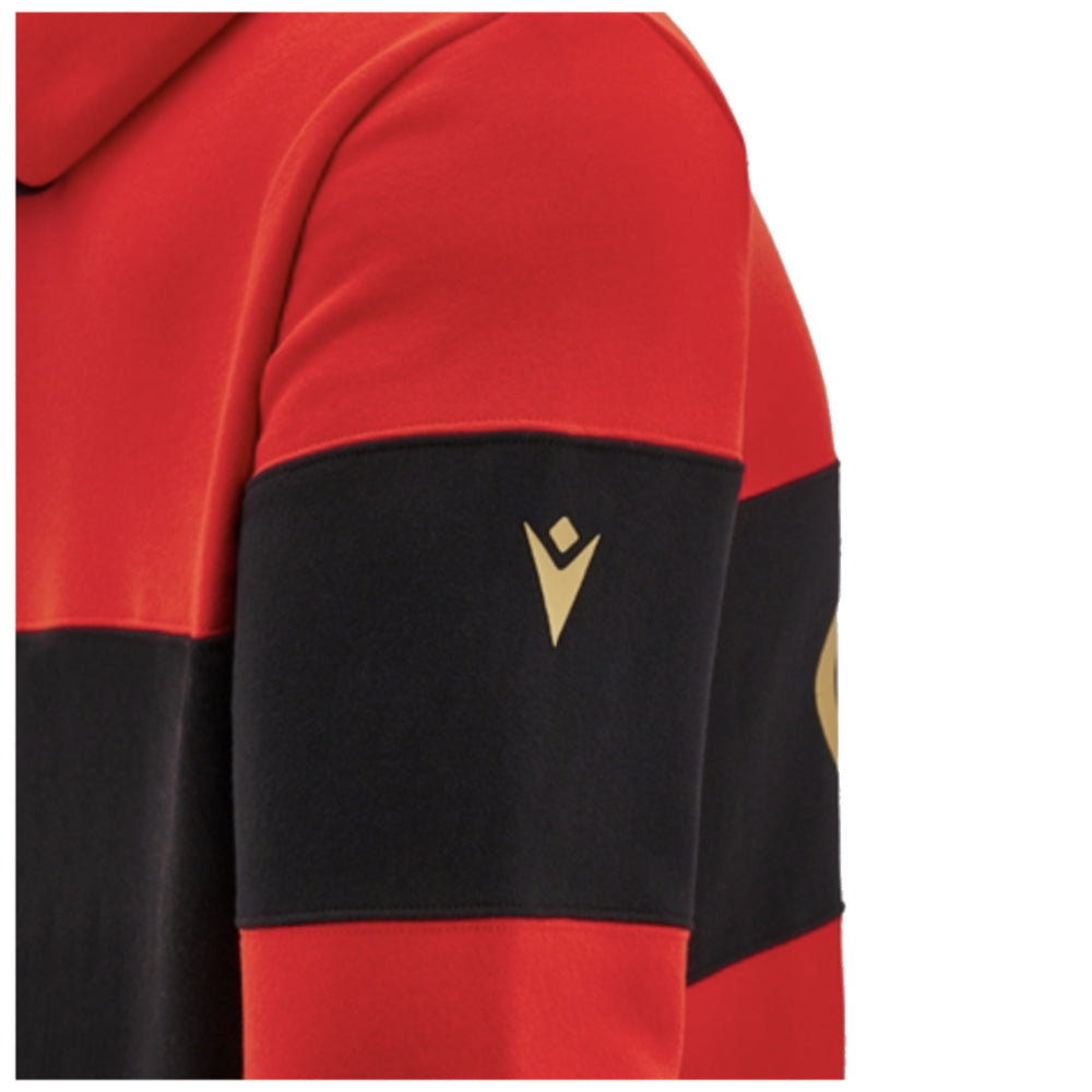 2024-2025 Wales WRU Rugby Leisure Hoody Sweatshirt (Red) - Kids_3