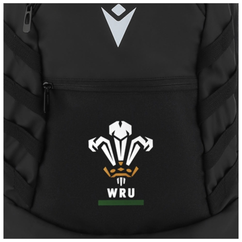 2024-2025 Wales WRU Rugby Large Volume Backpack (Black)_2