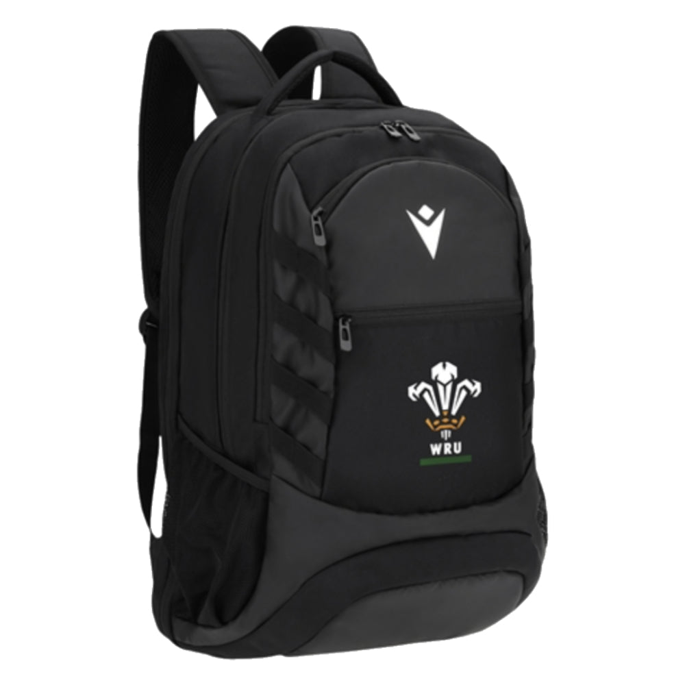 2024-2025 Wales WRU Rugby Large Volume Backpack (Black)_0