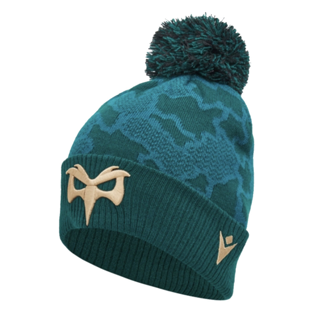 2024-2025 Ospreys Rugby Pom Pom Beanie (Green)_0