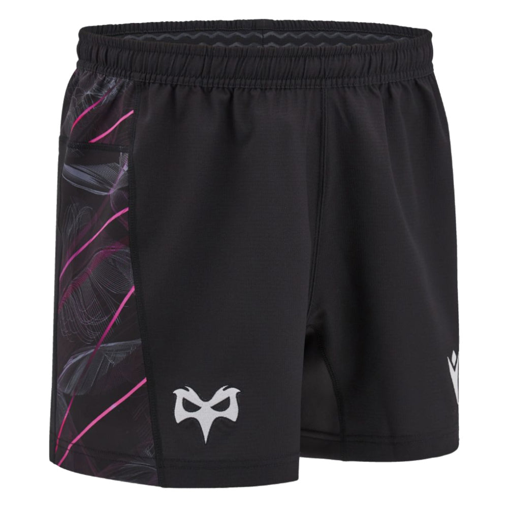 2024-2025 Ospreys Rugby Home Shorts (Black)_0