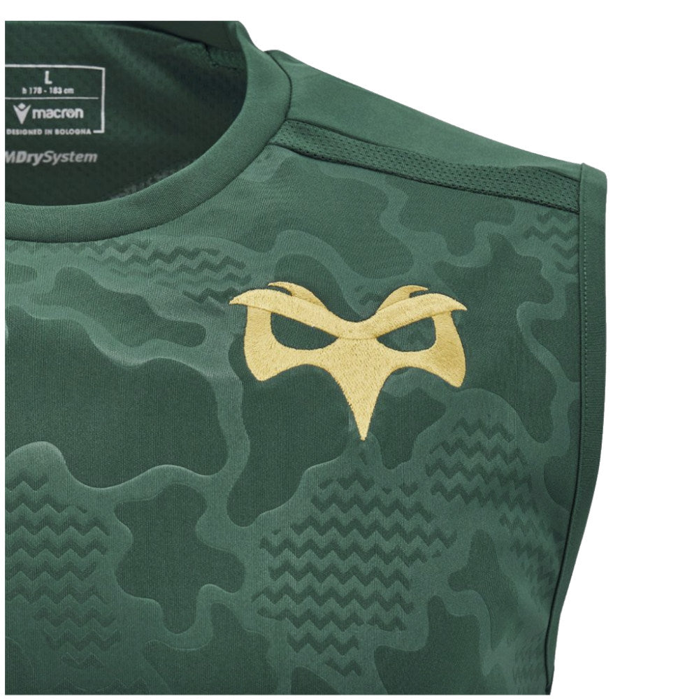 2024-2025 Ospreys Rugby Sleveeless Training Shirt (Green)_1