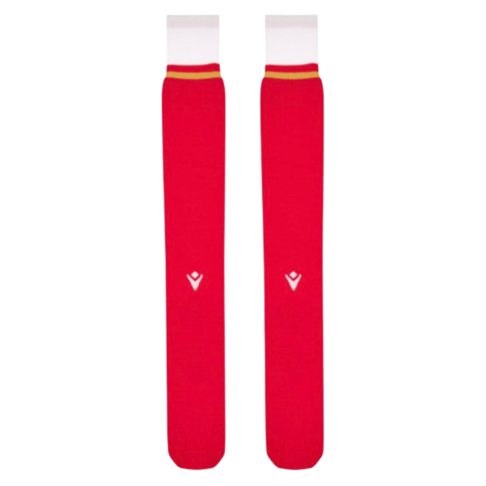 2024-2025 Wales WRU Rugby Home Socks (Red)_1